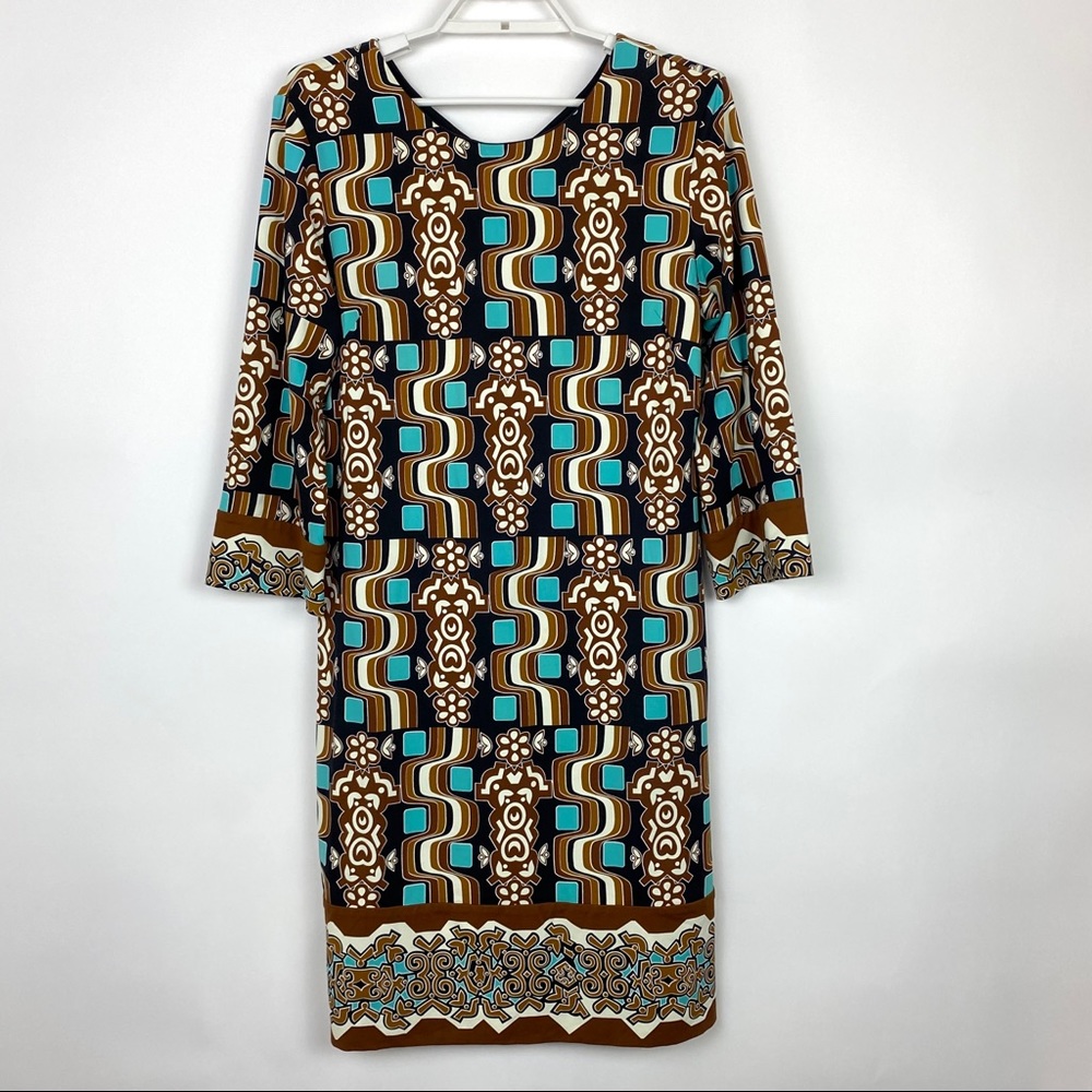 J. Mclaughlin Biscayne Polynesian Shift Dress - image 1